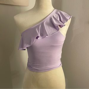 💜EXPRESS Body Contour One Arm Shirt Size XS